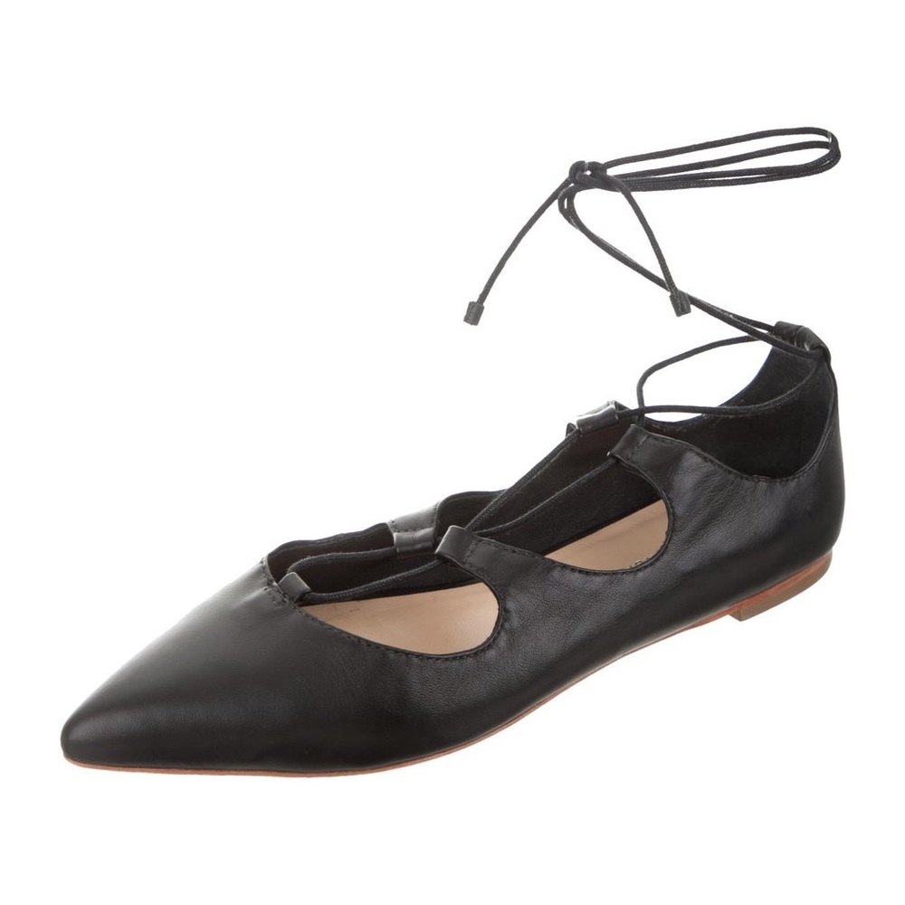 Loeffler Randall ballet flats with ties